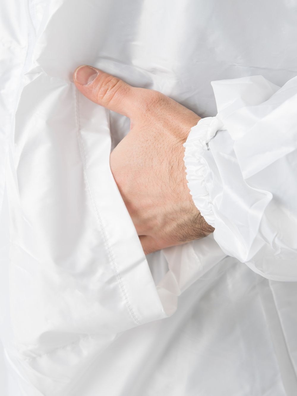 Костюм зимний маскировочный Метель с молнией ткань Taffeta цвет Белый