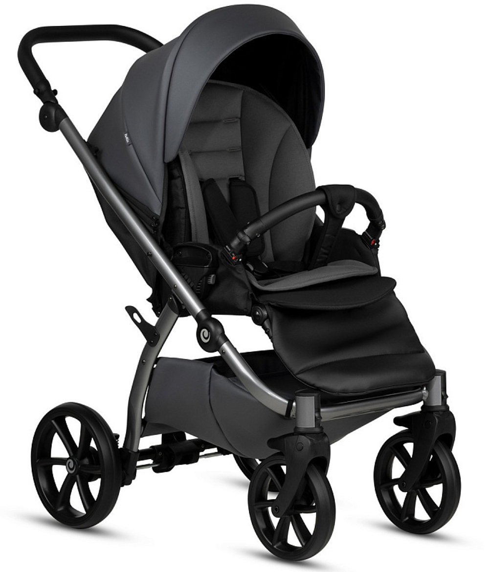 Детская коляска Tutis Uno 5 Plus Leather collection 3 в 1 1402166 Licorice