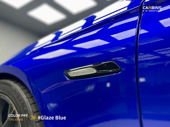 Carbins Color PPF Glaze Blue GP 09 синяя цветная полиуретановая защитная антигравийная пленка