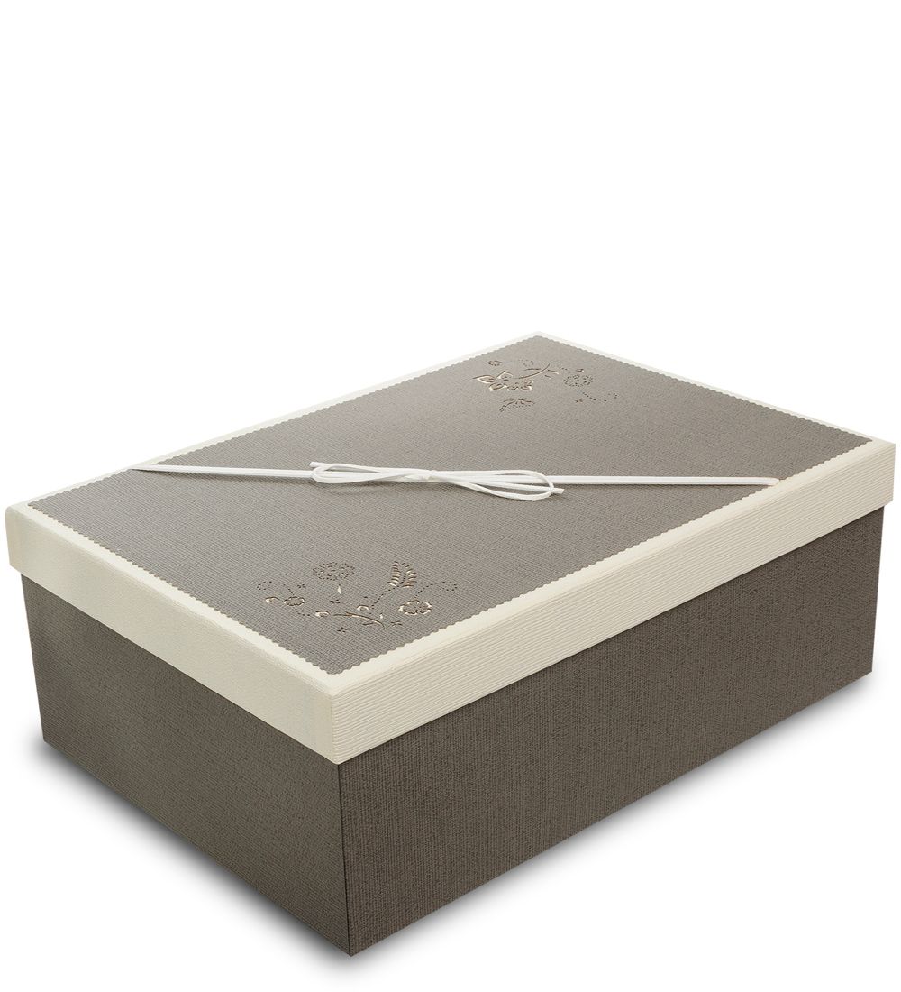 WF-74/3-B Коробка «Прямоугольник» цв.серый