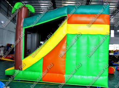 Коммерческий надувной батут "Слоник" с крышей