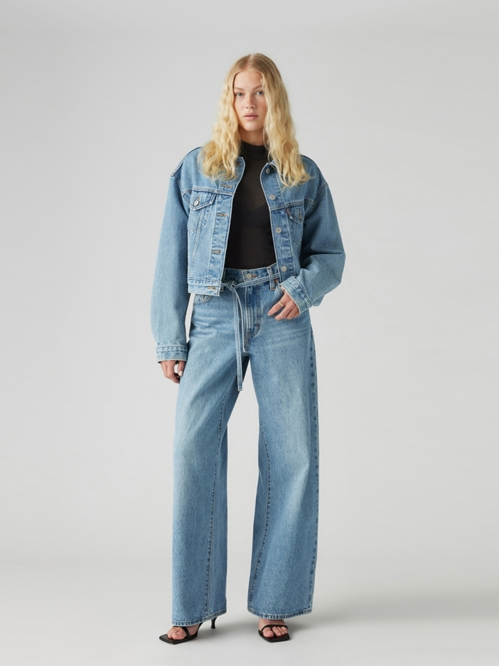 Женские свободные прямые джинсы Levi's XL Straight A8701-0004