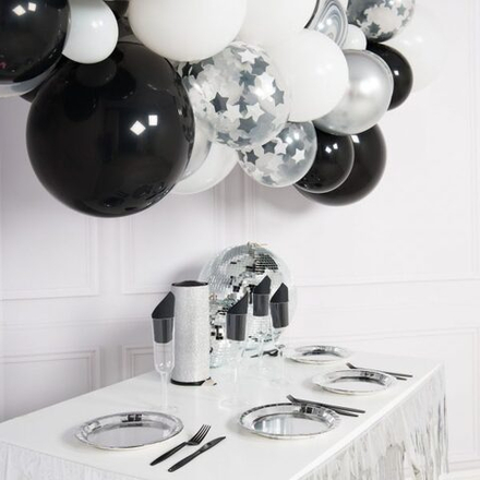 Гирлянда из шаров "Монохром" 1м