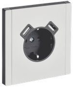 FORTE&PIANO Розетка 1-местная с заземлением с защитными шторками винтовое крепление 16А USB A+A 3,1А FP245M металл белый IEK