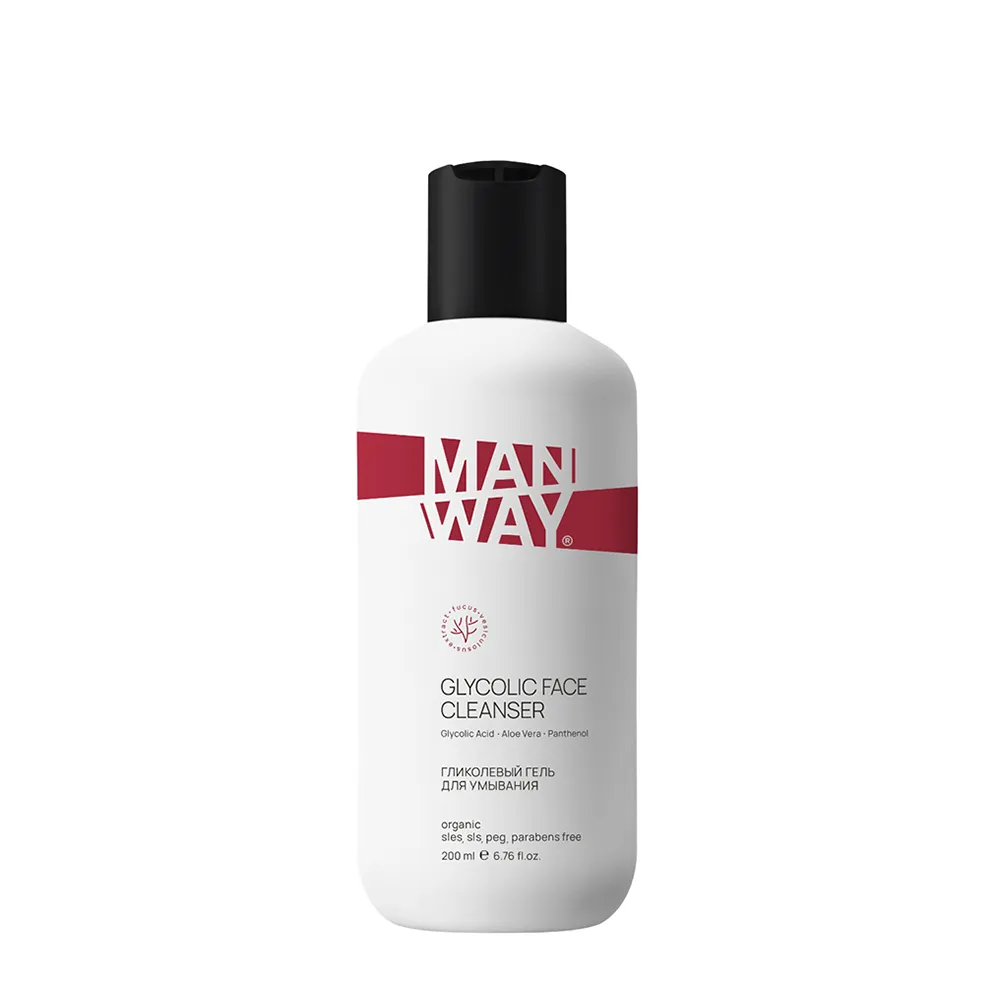 MAN WAY Гликолевый гель для умывания,200мл