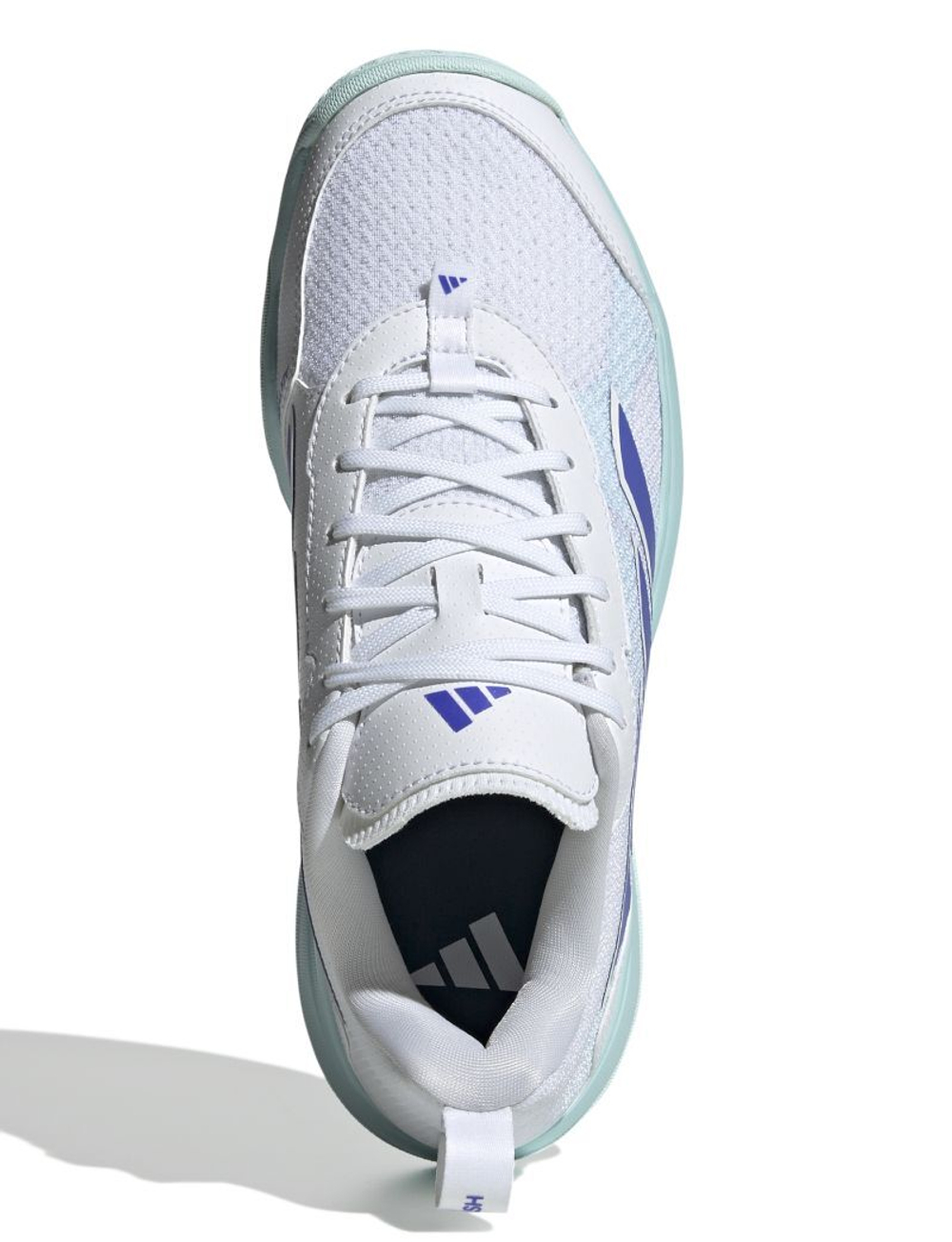 Женские Кроссовки теннисные Adidas Avaflash - белый, Бирюзовый