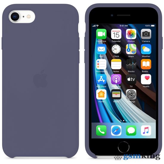 Silicone Case iPhone 7 | 8 | SE 2020 | 2022 Lavender Gray «Тёмная лаванда»