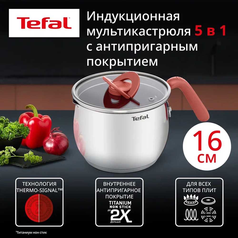 Мультикастрюля с крышкой Tefal Opti'Space 16 см G7211874