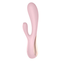 Розовый вибратор-кролик 20,4см Satisfyer Mono Flex