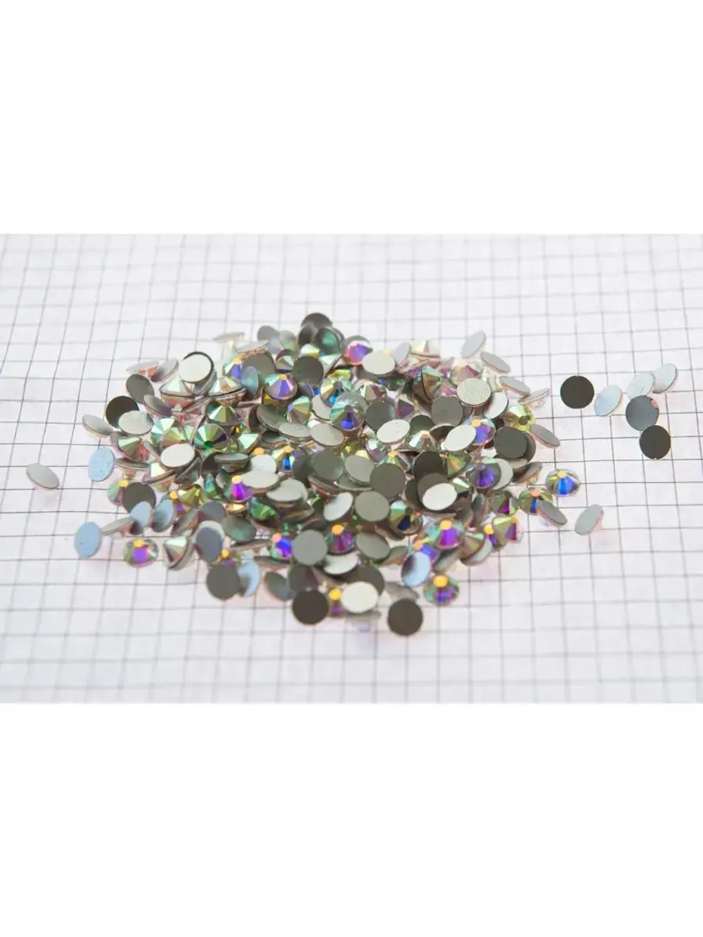 Стразы холодной фиксации стекло Crystal AB ss30
