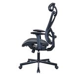 Кресло BRABIX PREMIUM "Axion ER-701", синхромеханизм, регулируемые подголовник и спинка, сетка, черное, 532965