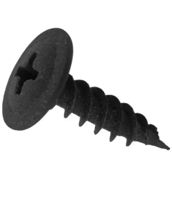 Саморез черный с прессшайбой острый 4.2x16 70шт подходит для установки подкрылок