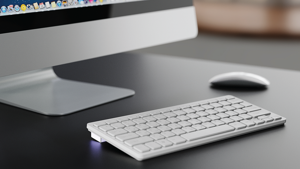 Клавиатура Olmio WK-05 White