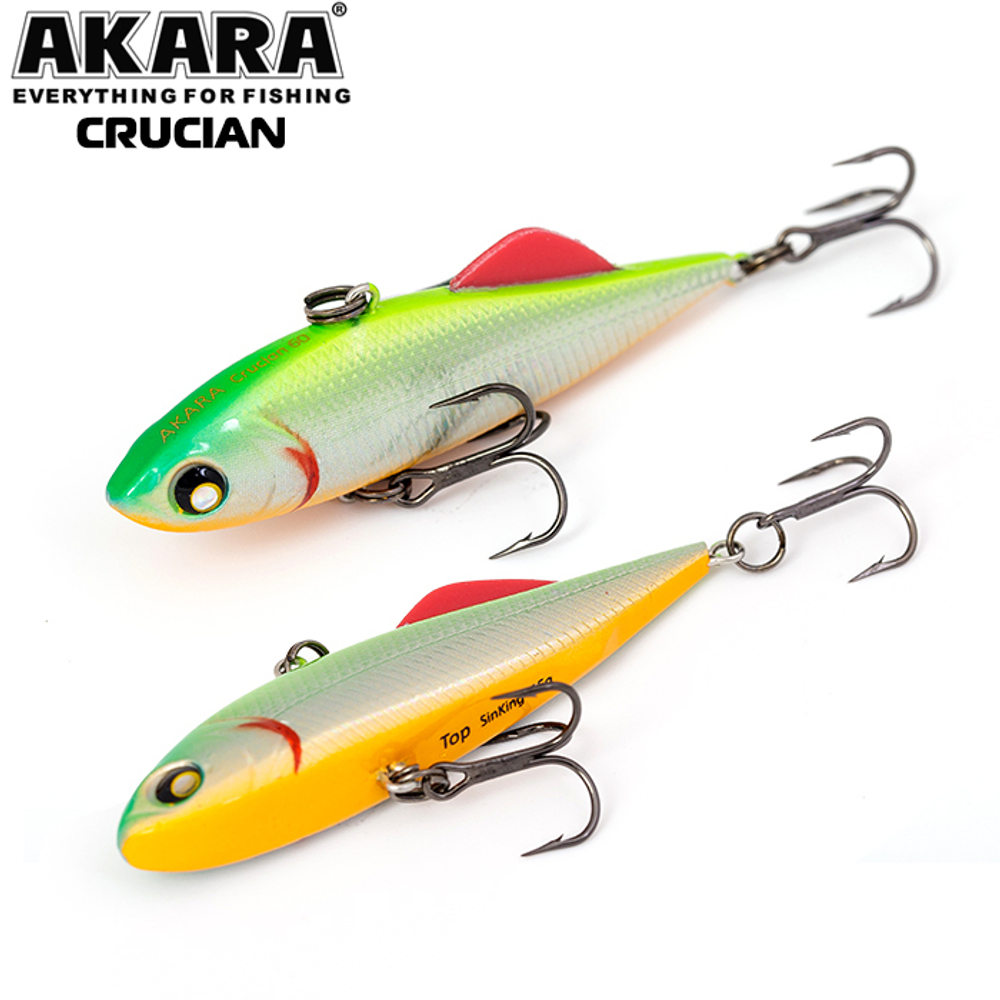 Воблер Akara раттлин Crucian 60 мм 15 гр. (8/15 oz 2,4 in) A122