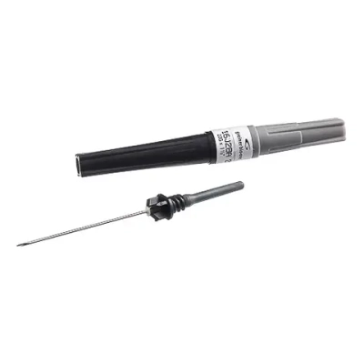 Игла Vacuette 0,7х38 мм 22G двусторонняя к вакуумной системе 450075 черная 100 шт