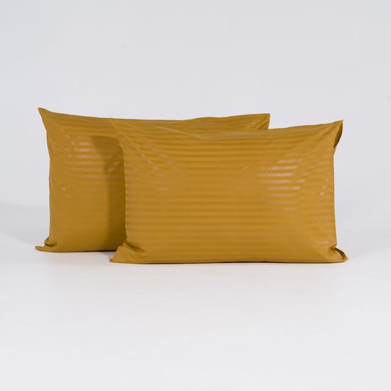 Простыня на резинке Sunflo, 90x200х30, страйп полисатин HOMY