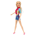 Кукла тип Модель с аксесс. для плавания на байдарке, в/к 27,5*32,3*5,5 см.