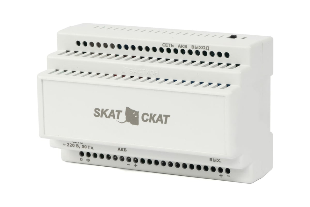 Малогабаритный ИБП со встроенной Li-ion АКБ СКАТ ИБП-24/1-3,2/Li-DIN
