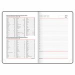 Ежедневник недатированный А5 (138х213 мм), BRAUBERG VISTA, под кожу, гибкий, 136 л., "Gradient", 112033