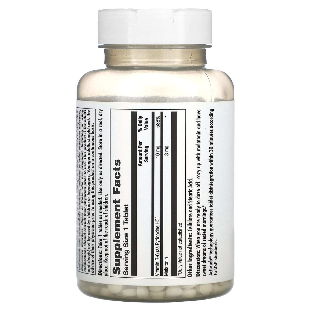 KAL, Malatonin, 3 mg, 120 Tablets