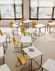 Стул с подлокотниками FX белый