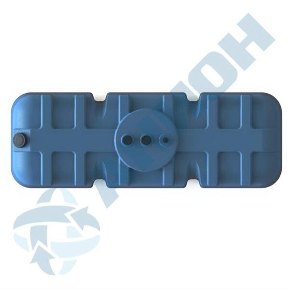 Емкость прямоугольная для дизельного топлива со сливом Анион 2000 л. прямоугольная (2160x750x1600см;синий) - арт.559441