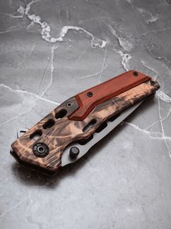 Выкидной нож тактический BOKER Красное дерево