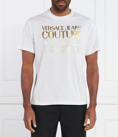 Футболка Versace Jeans Couture - белый(76GAHT10CJ00T)