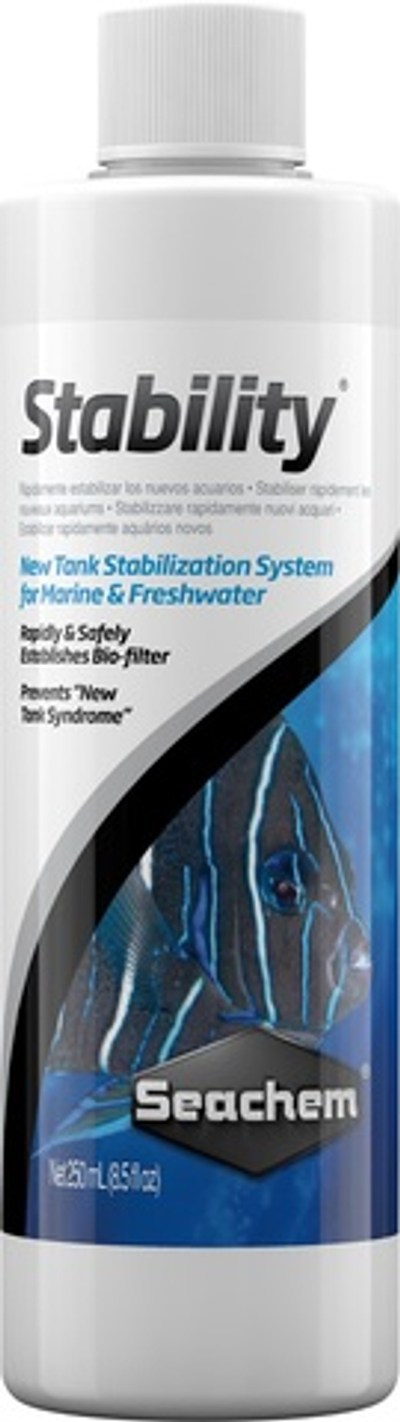 Живые бактерии для воды Seachem Stability 250мл