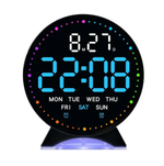 Часы-будильник настольные LED 5521 black