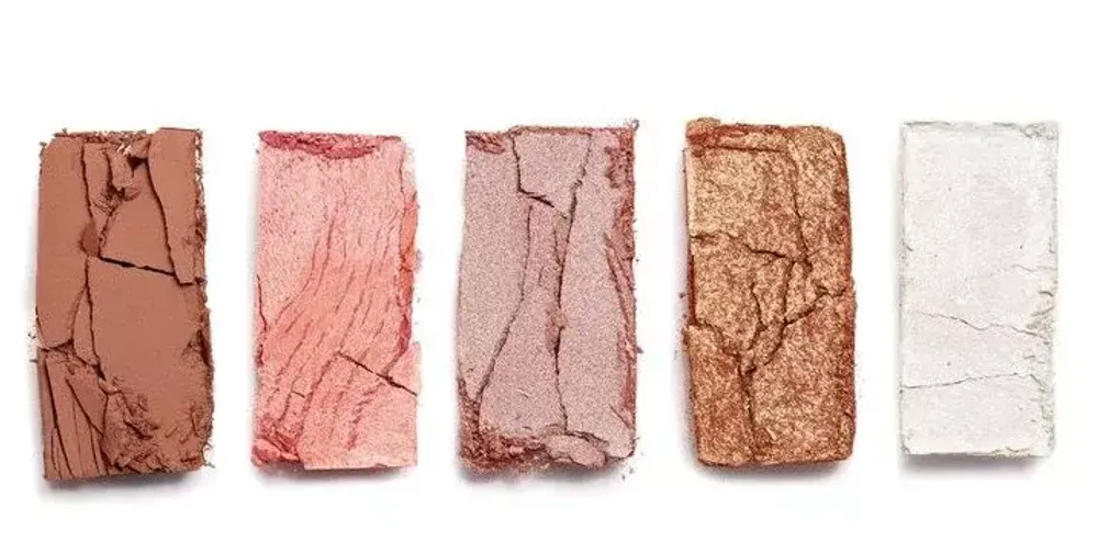 Палетка для макияжа лица бронзеры, румяна и хайлайтер I Heart Revolution - Chocolate Praline