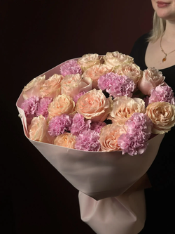 Дуо букет «Звёздный поцелуй»