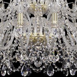 Подвесная люстра Bohemia Ivele Crystal 1411 1411/16+8/360/2d/G