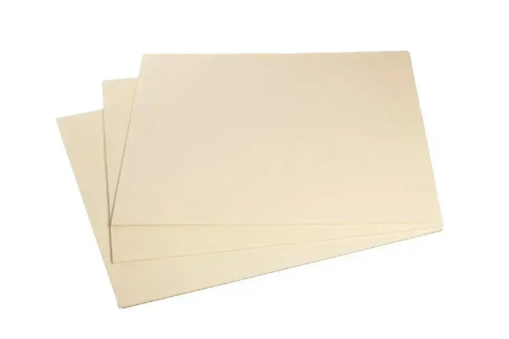 Капролон белый ПА-6 лист толщина 12 мм 80х80 мм