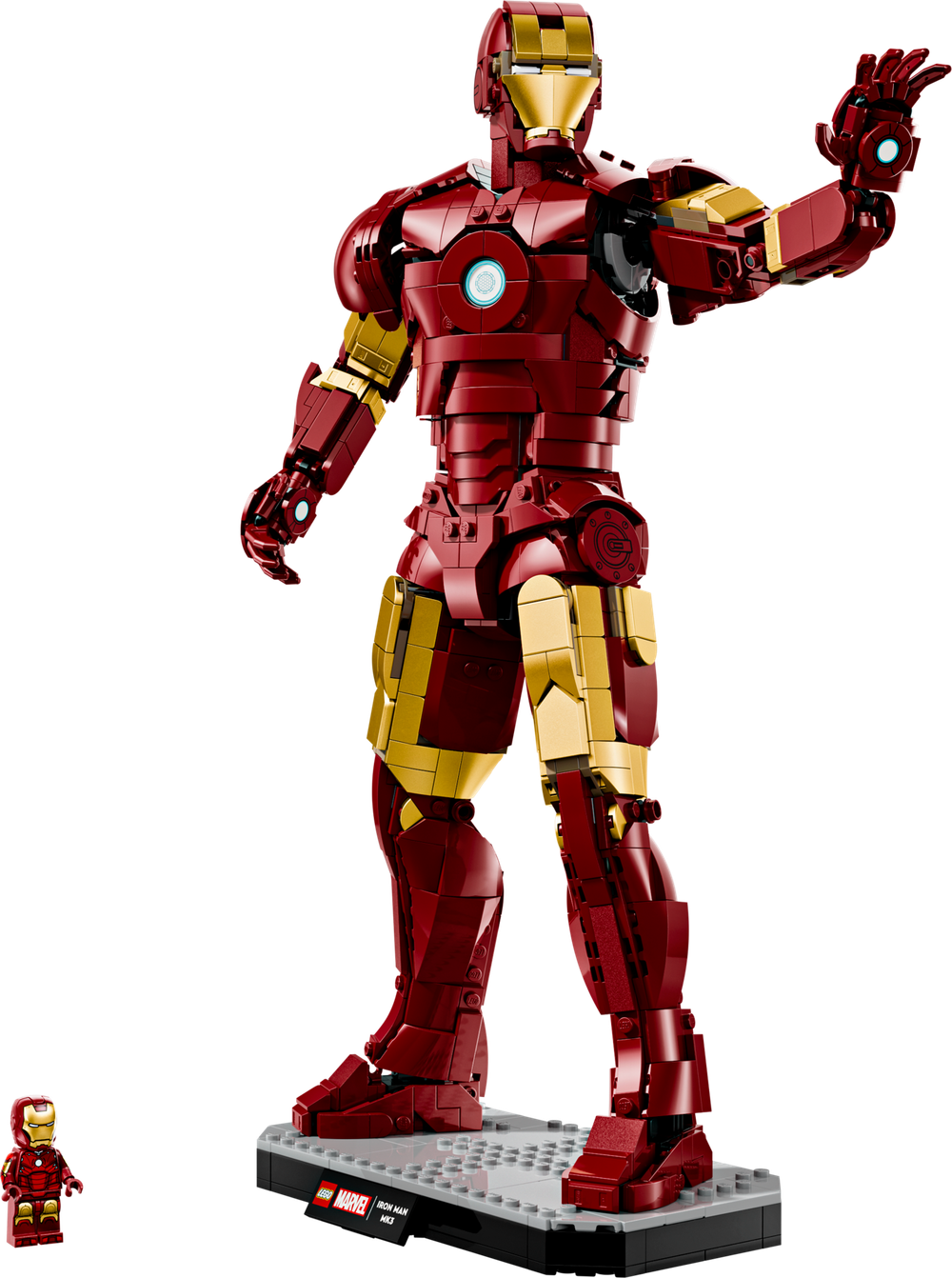 Конструктор Лего Марвел Железный Человек Mark 3 76344 | LEGO Marvel Iron Man MK3 коллекционная модель 1297 деталей 18+