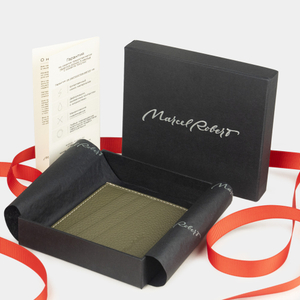 Картхолдер из натуральной кожи теленка, цвета шоколад