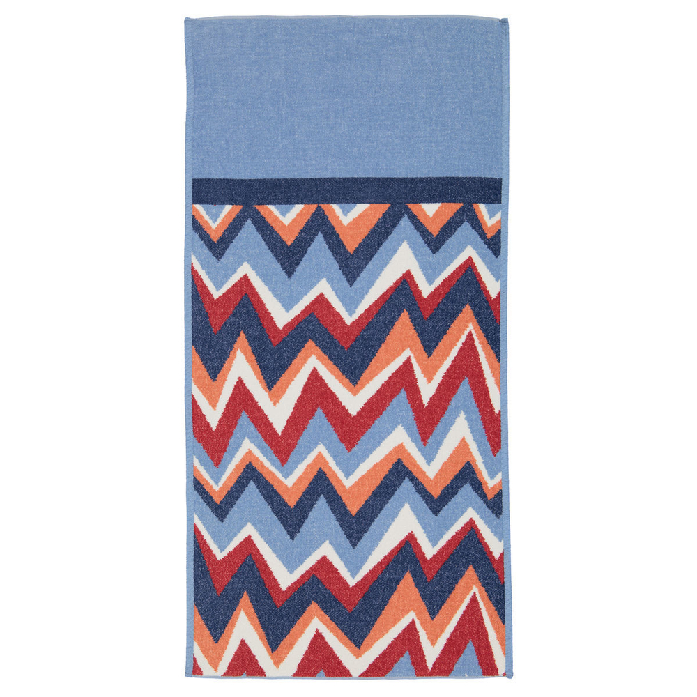 Полотенце 50x100 Feiler Zigzag 202-209 hellblau-shadow