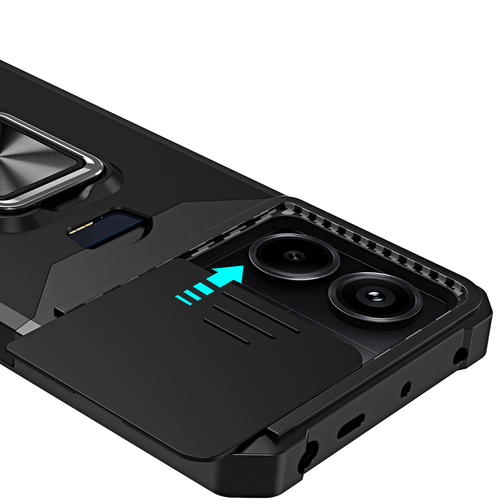 Противоударный чехол Сard Reader Case для Poco X6