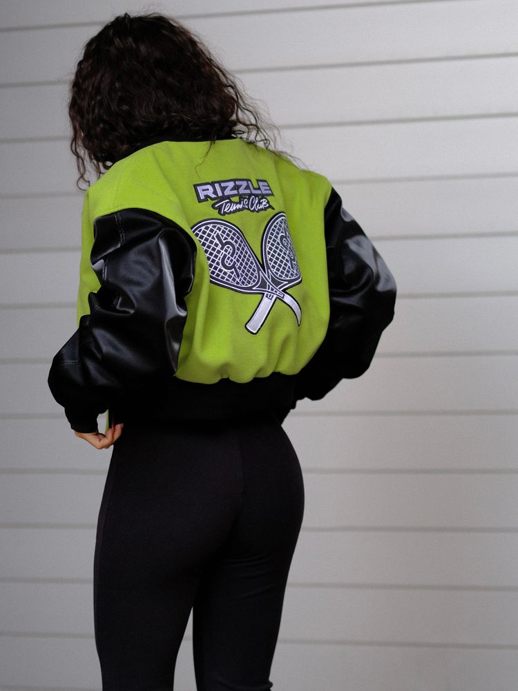 Бомбер утеплённый Tennis Club Lime