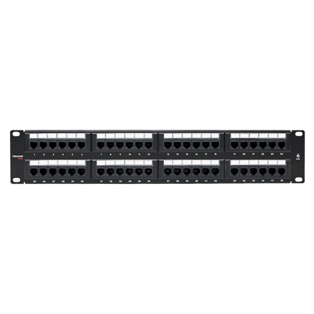 Патч-панель  EKF TRP-PPNL-6UTP-2U48