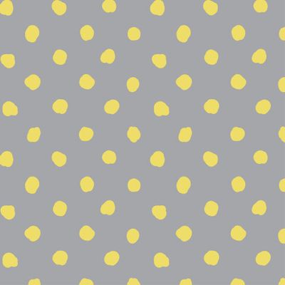 Желтый горох на сером фоне, горошек, polka dot