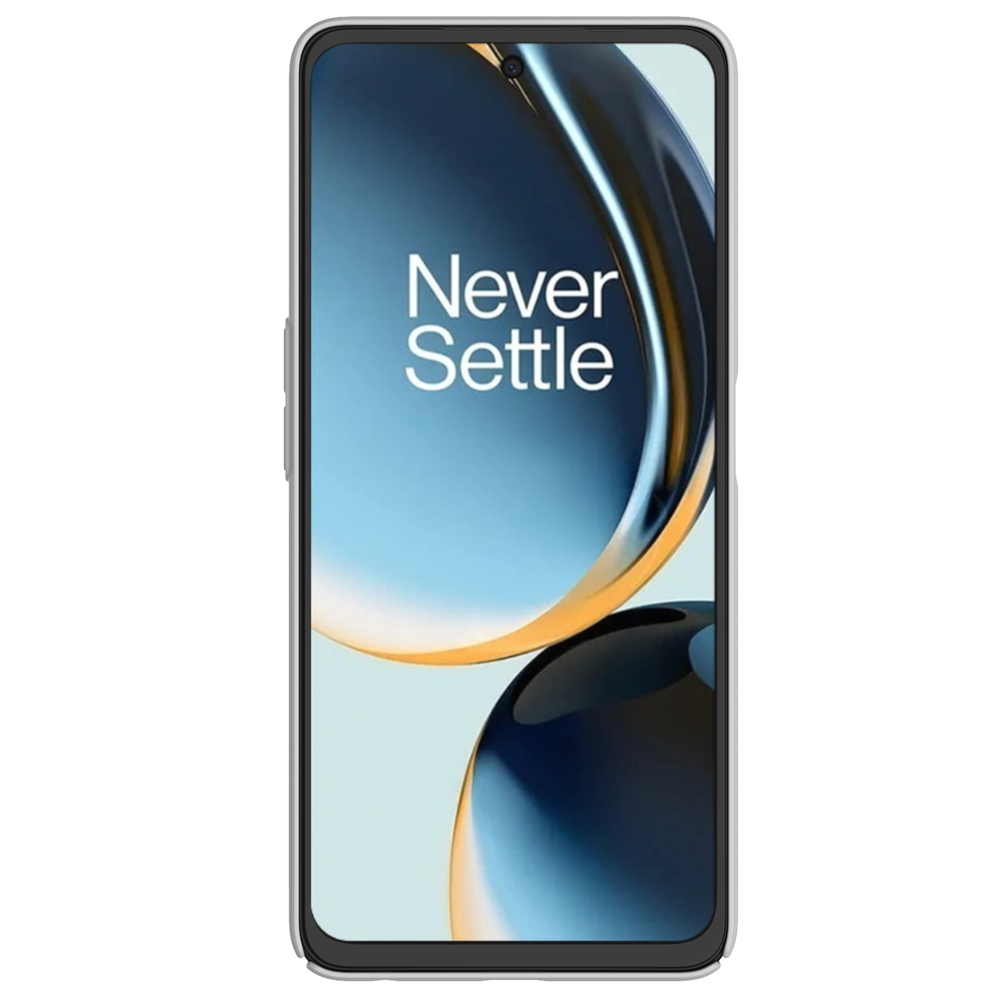 Жесткий чехол белого цвета от Nillkin для OnePlus Nord CE3 Lite, серия Super Frosted Shield