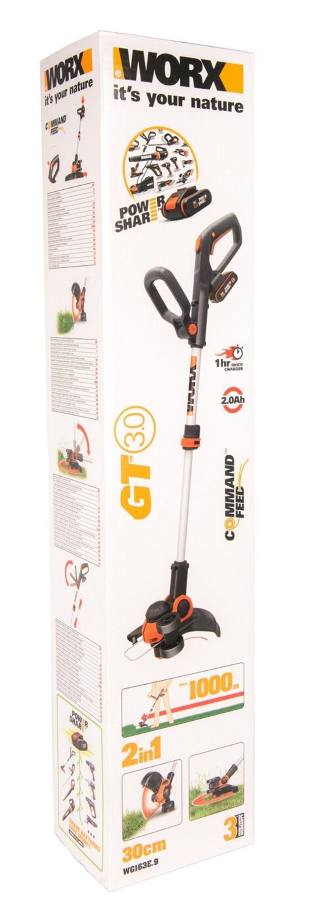 Триммер аккумуляторный WORX WG163E.9