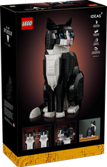 Конструктор Лего Айдиас Кот 21349 | LEGO Ideas Tuxedo Cat 21349 коллекционная модель чёрно-белого кота 1710 деталей 18+