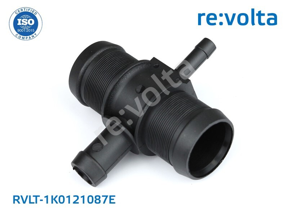 Тройник - фланец системы охлаждения VAG / Audi / Volkswagen / Seat / Skoda / RVLT-1K0121087E