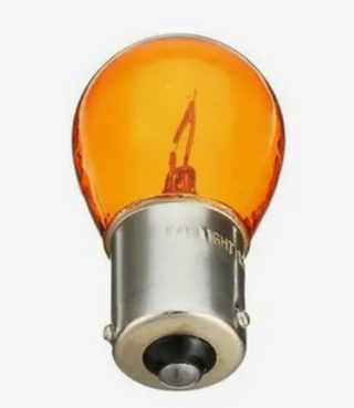 Автолампа  РY 24-21+3 (PY21/3W) 1конт ORANGE (смещ штифт) (BAU15s) РarusAuto #22548OR/10