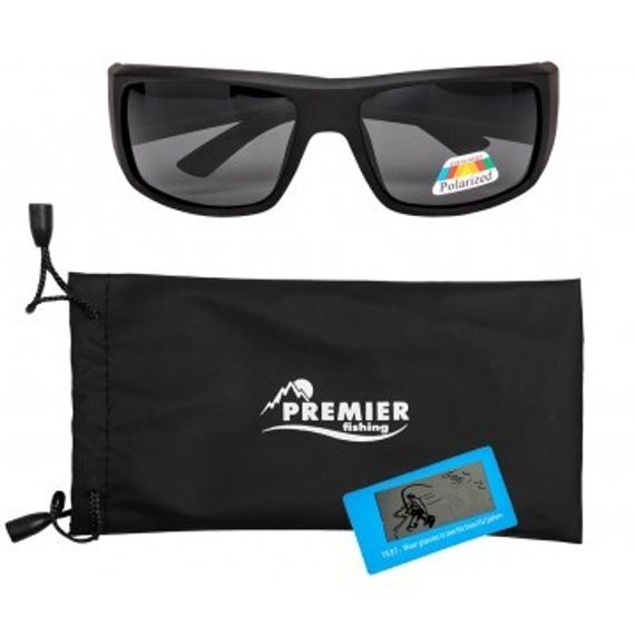 Очки PREMIER поляризационные в чехле (серый) PR-OP-9390-G