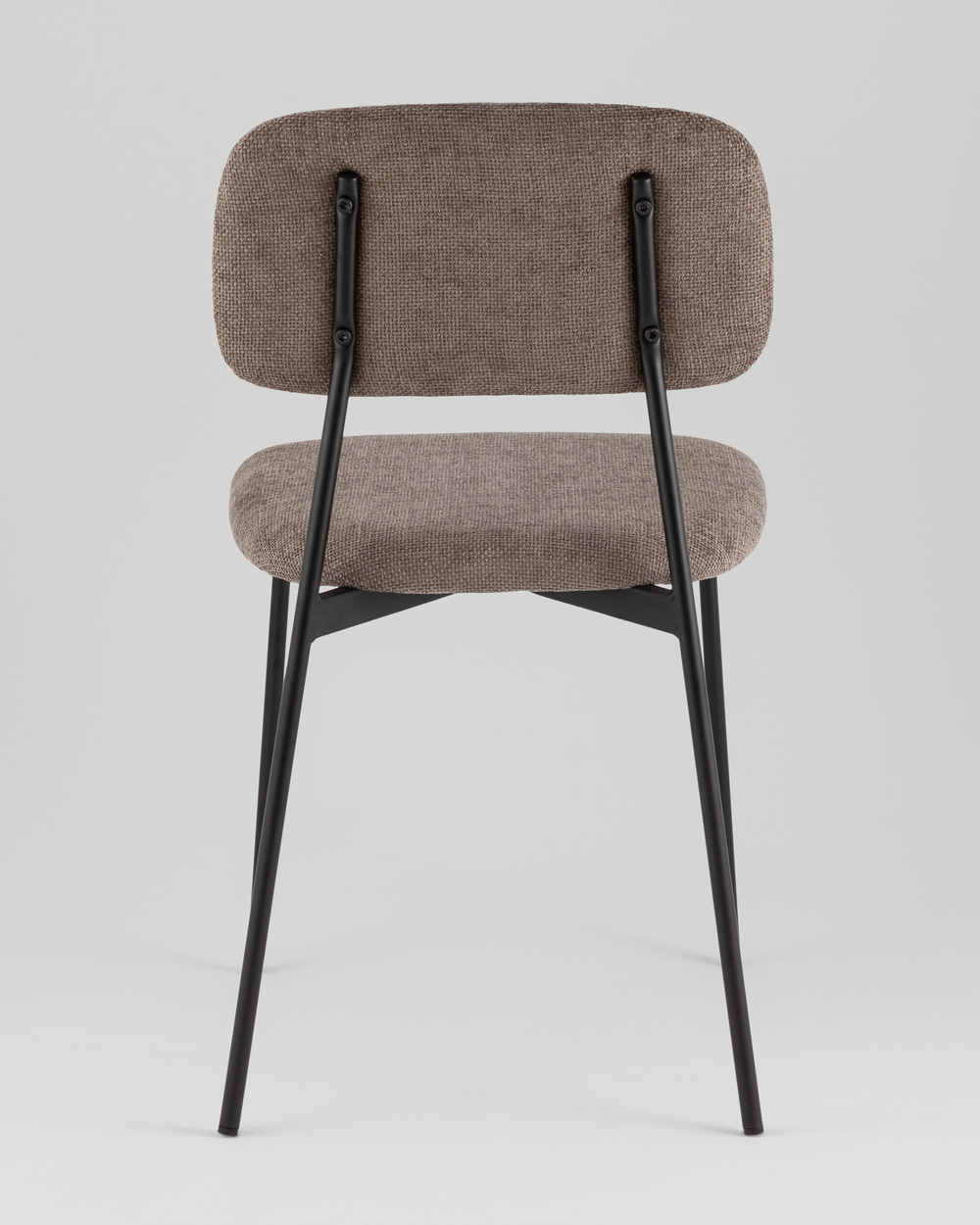 Стул Chao коричневый черные ножки 2 шт.