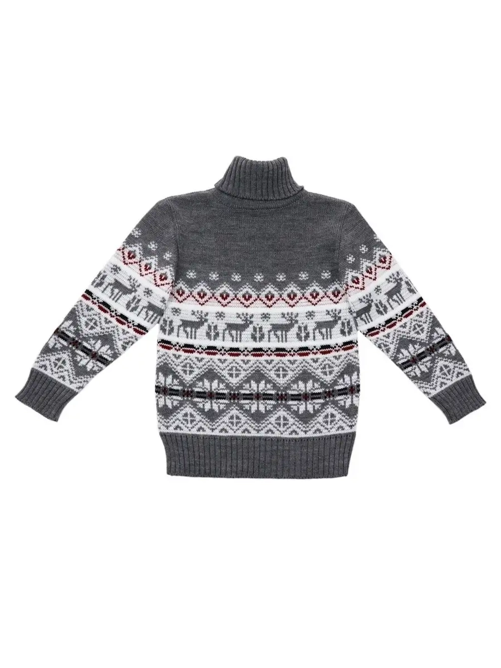 Свитер вязаный с горлом