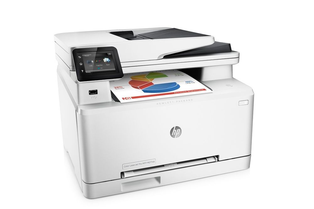 Лазерный МФУ HP МФУ лазерный HP Color LaserJet Pro 200 MFP M277n A4 белый, B3Q10A